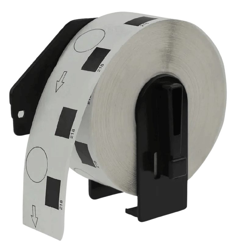 Brother DK11218 Hvid Ø24 mm, 1.000 stk. adresseetiket - Kompatibel