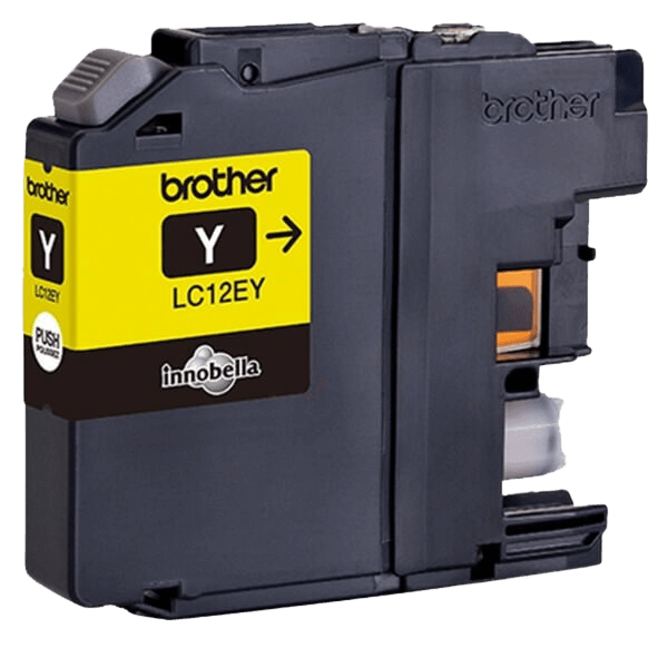 Brother LC12EY gul blækpatron - Original