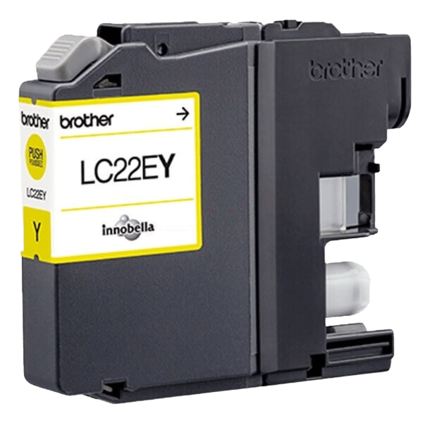 Brother LC22EY gul blækpatron - Original