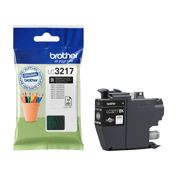 Brother LC3217BK sort blækpatron - Original