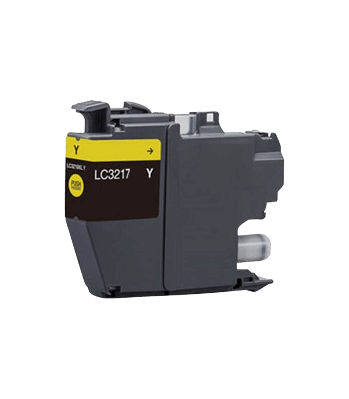 Brother LC3217Y gul blækpatron - Kompatibel