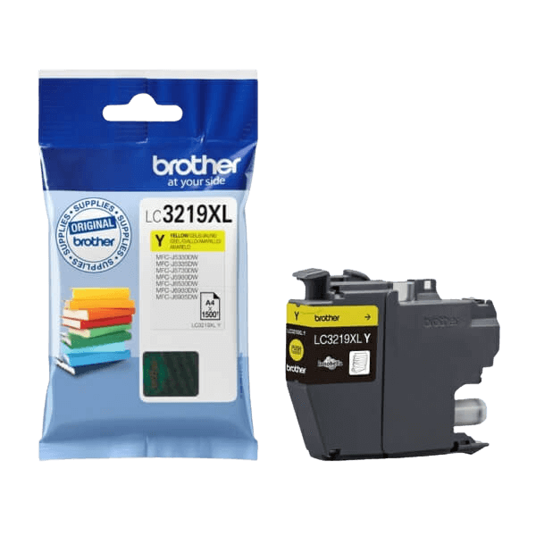 Brother LC3219XLY gul XL blækpatron - Original