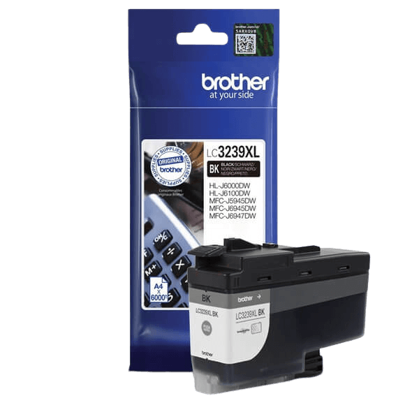 Brother LC3239XLBK sort XL blækpatron - Original