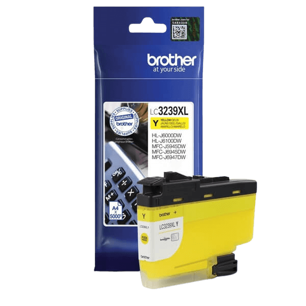 Brother LC3239XLY gul XL blækpatron - Original