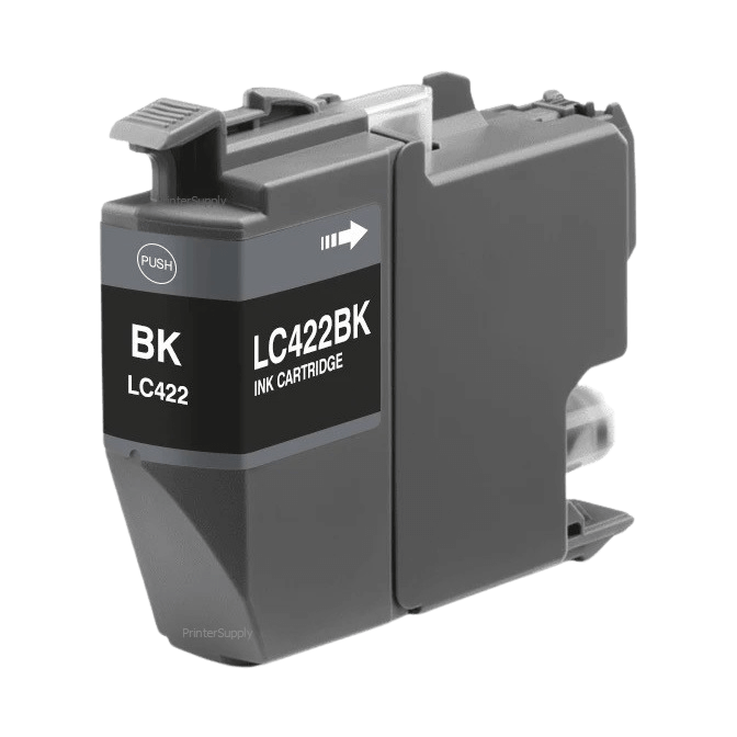 Brother LC422BK sort blækpatron - Kompatibel