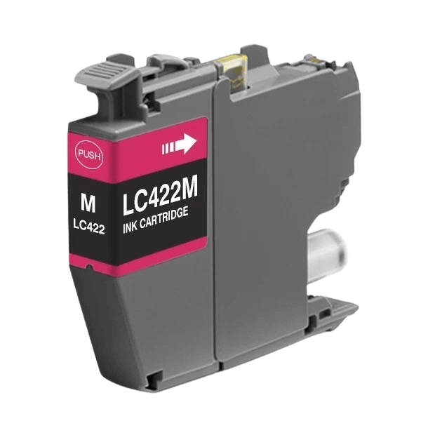 Brother LC422M magenta blækpatron - Kompatibel
