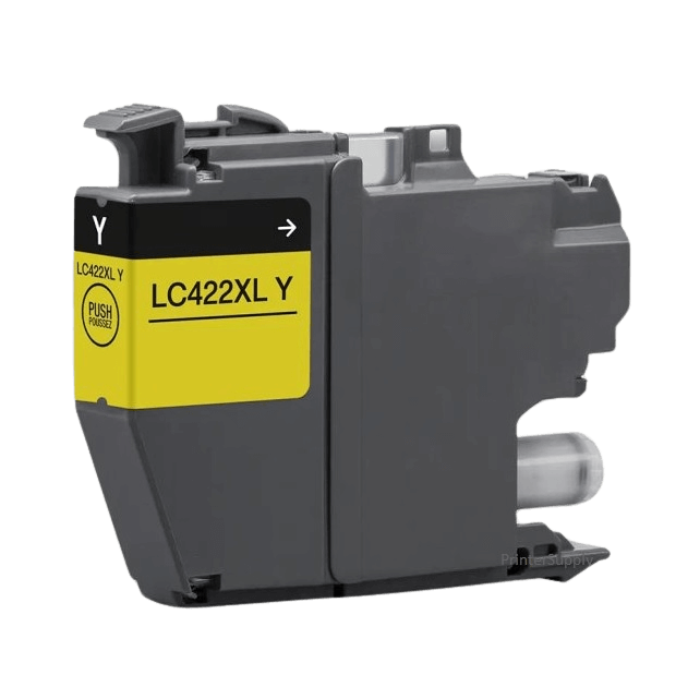 Brother LC422XLY gul XL blækpatron - Kompatibel