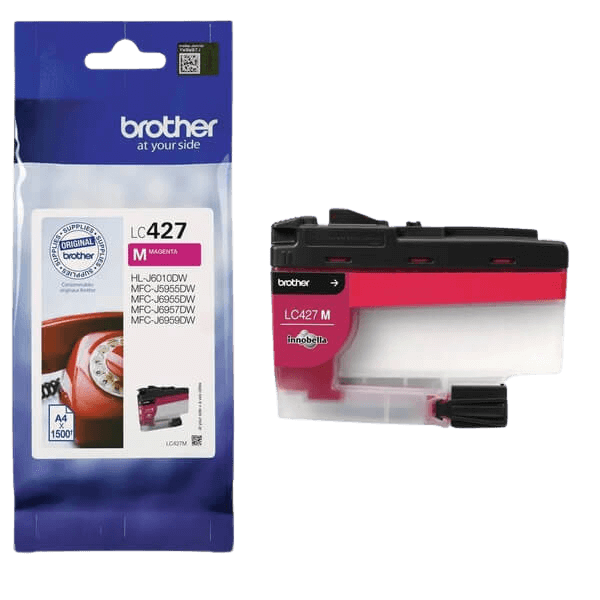 Brother LC427M magenta blækpatron - Original