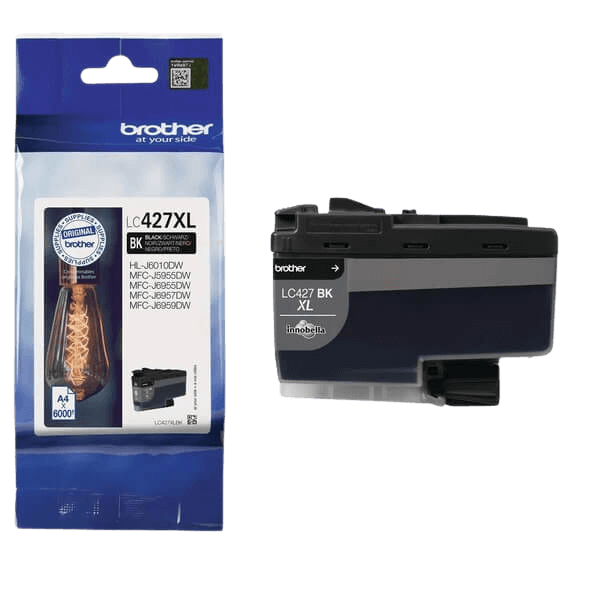 Brother LC427XLBK sort XL blækpatron - Original