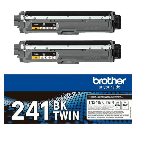 Brother TN241BK sort twin pack toner - Original