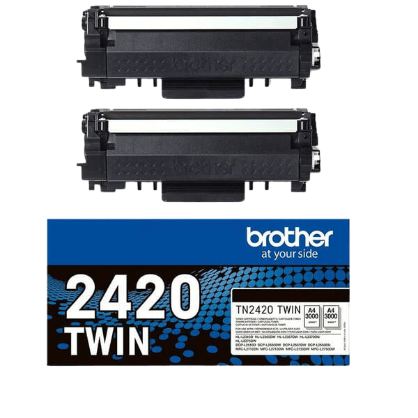 Brother TN2420TWIN sort twin pack toner - Original