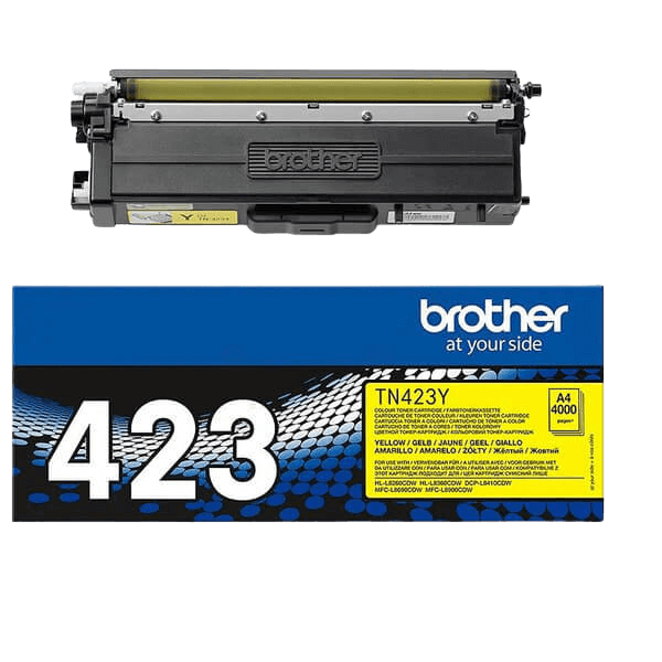 Brother TN423Y gul XL toner - Original