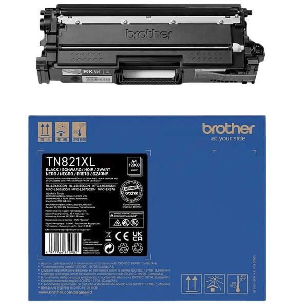 Brother TN821XLBK sort XL toner - Original