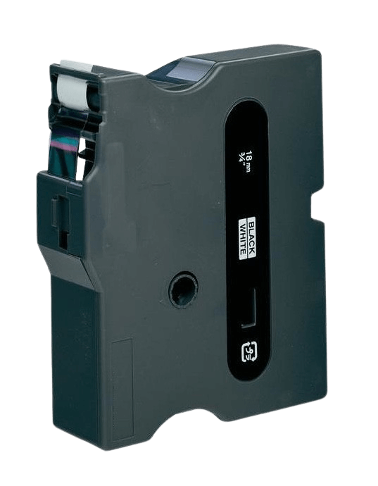 Brother TX241 Sort tekst / Hvid tape 18 mm x 15 m tape - Kompatibel