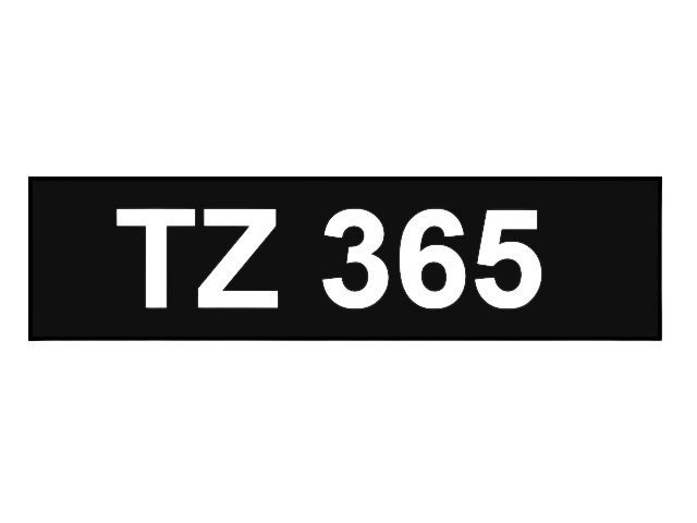 Brother TZe-365 Hvid tekst / Sort tape 36 mm x 8 m tape - Kompatibel