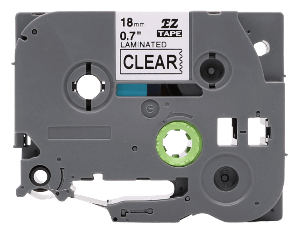 Brother TZe-fx141 Sort tekst / Klar tape 18 mm x 8 m tape - Kompatibel