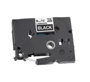 Brother TZe325 Hvid tekst / Sort tape 9 mm x 8 m tape - Kompatibel