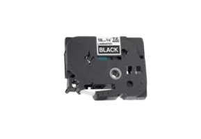 Brother TZe345 Hvid tekst / Sort tape 18 mm x 8 m tape - Kompatibel