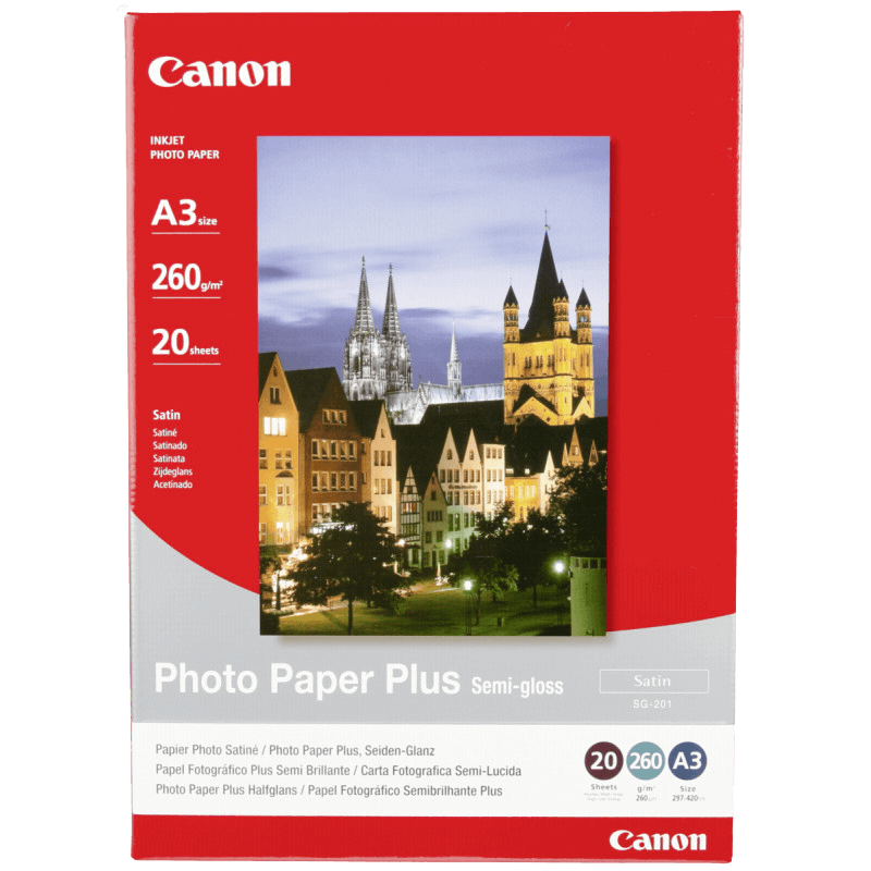Canon A3 SG-201 Photo Plus Semi-gloss 260g (20 ark) / 1686B026