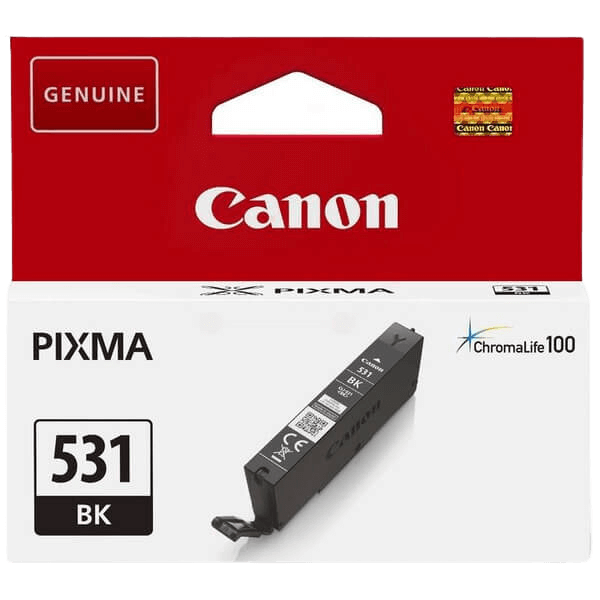 Canon CLI-531BK / 6118C001 sort blækpatron - Original