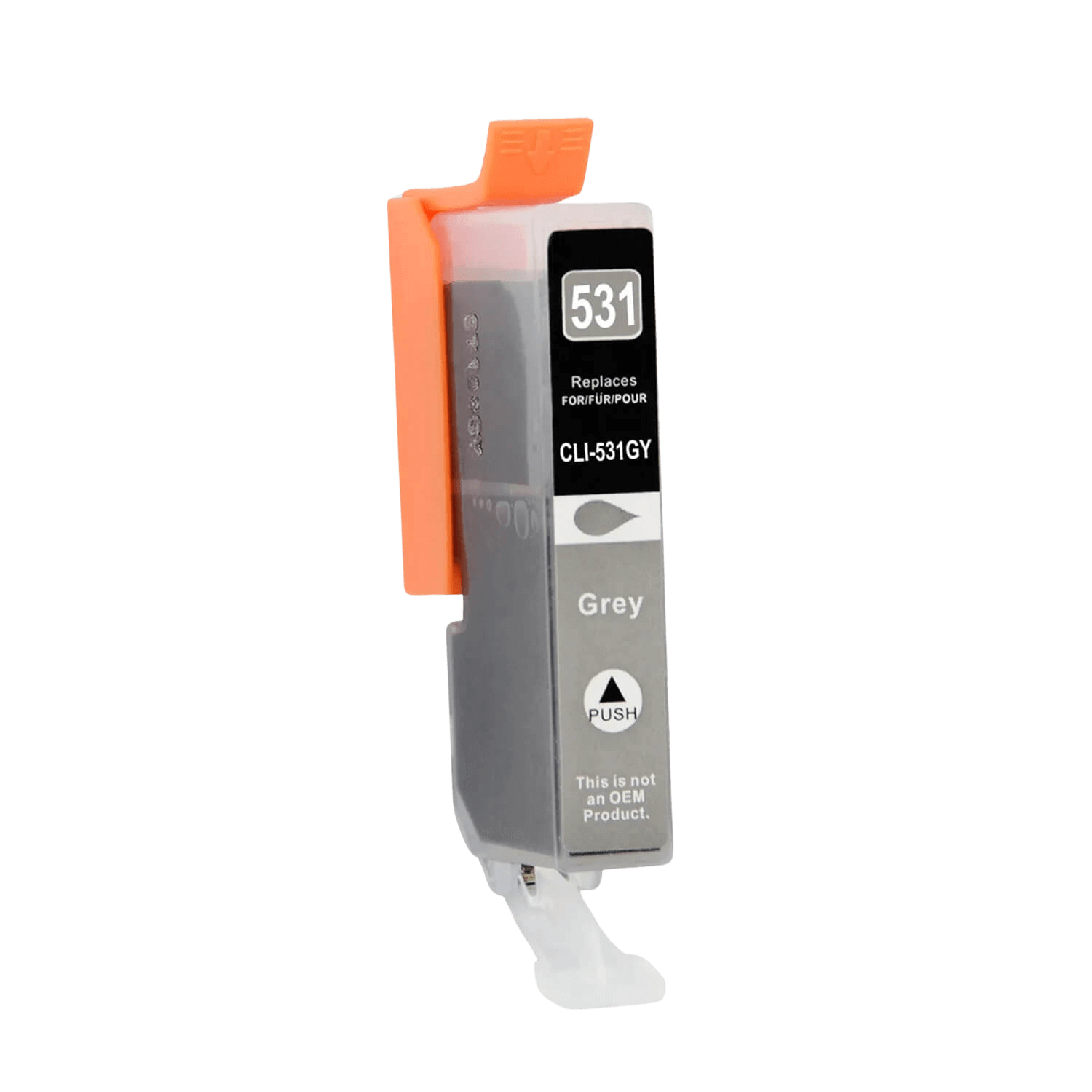 Canon CLI-531GY / 6122C001 grå blækpatron - Kompatibel