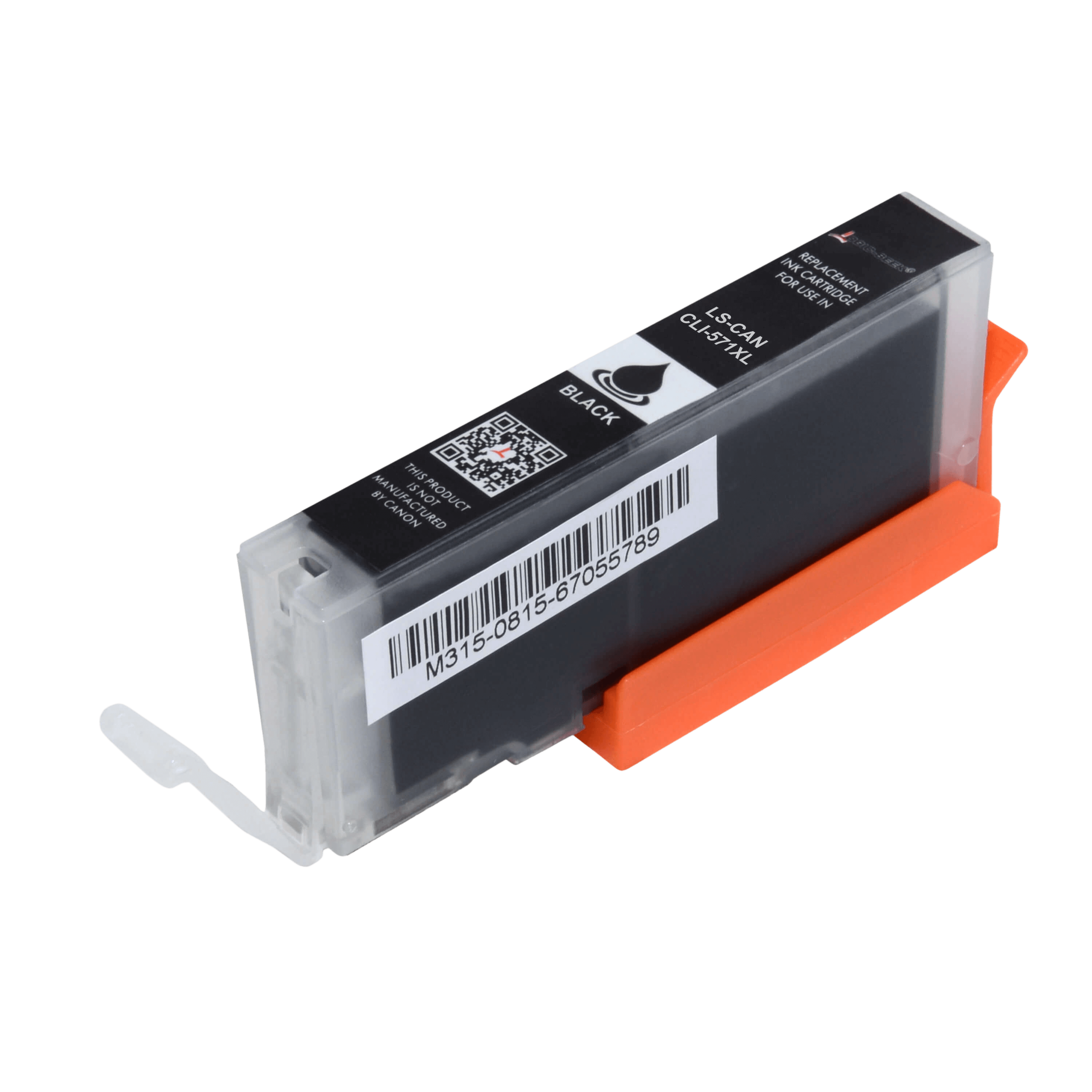 Canon CLI-571BK / 0331C001 sort XL blækpatron - Kompatibel