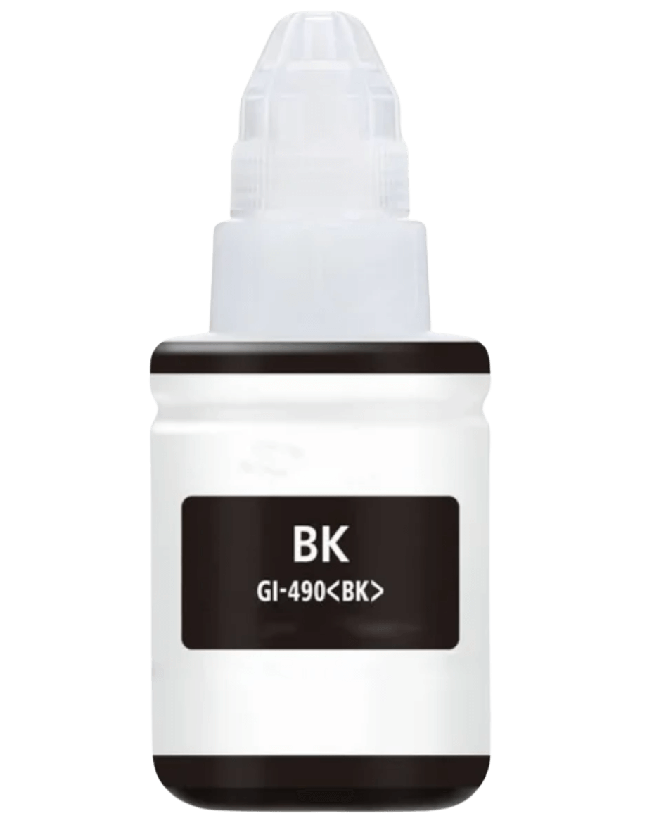 Canon GI-490BK / 0663C001 sort Blæk refill - Kompatibel