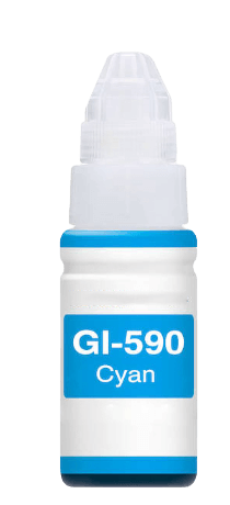 Canon GI-590C / 1604C001 cyan Blæk refill - Kompatibel