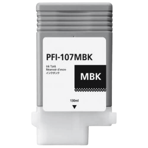 Canon PFI-107MBK / 6704B001 mat sort blækpatron - Kompatibel