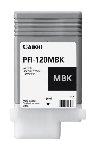 Canon PFI-120MBK / 2884C001 mat sort blækpatron - Original