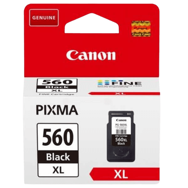 Canon PG-560XL / 3712C001 sort XL blækpatron - Original