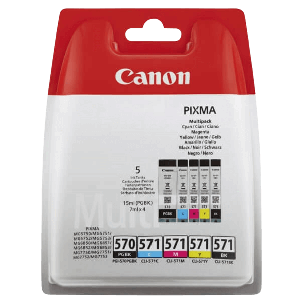 Canon PGI-570 - CLI-571 / 0372C004 rabatpakke - Original