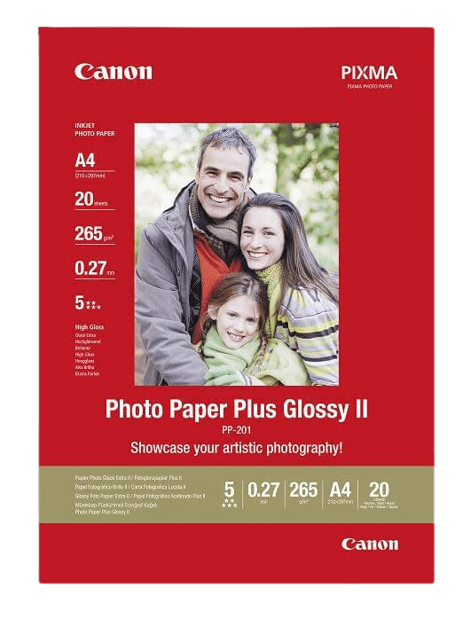 Canon A4 PP-201 Photo Paper Plus II 275g (20 ark) / 2311B019
