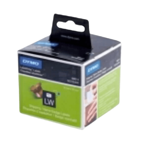 Dymo 99014 / S0722430 Sort tekst / Hvid tape 101 x 54 mm, 220 stk. adresseetiket - Original