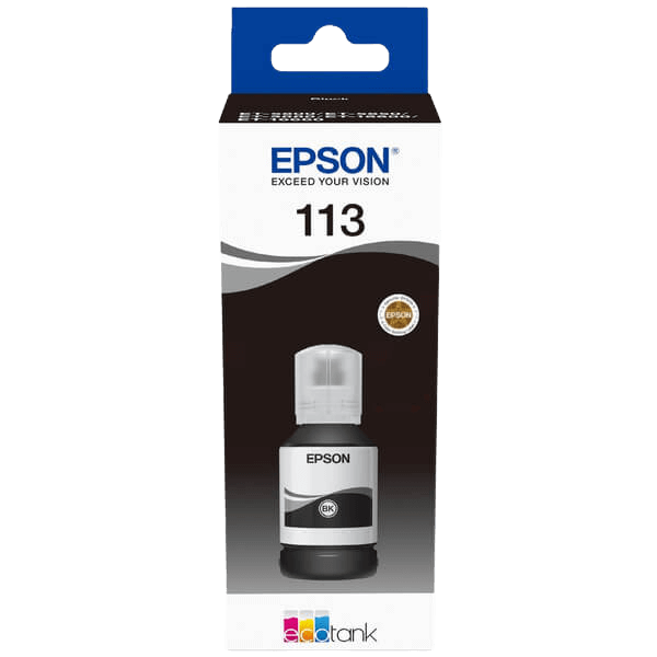 Epson 113 / C13T06B140 sort Blæk refill - Original
