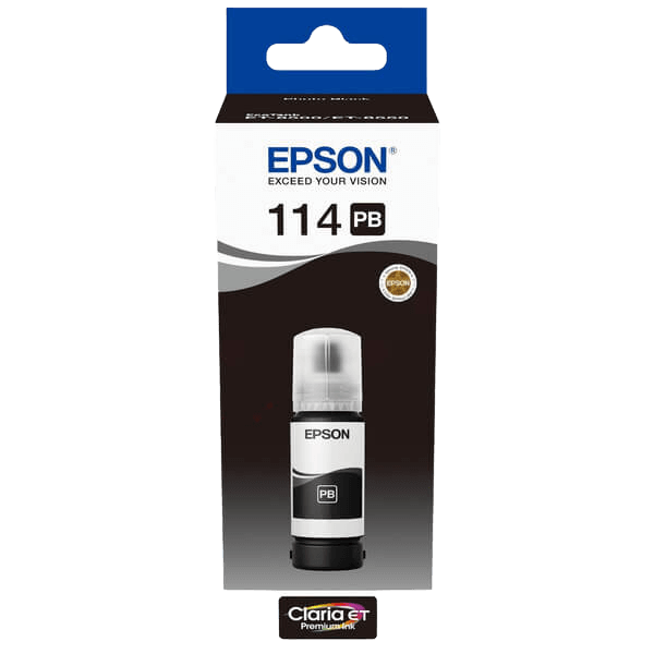 Epson 114 / C13T07B140 foto sort Blæk refill - Original