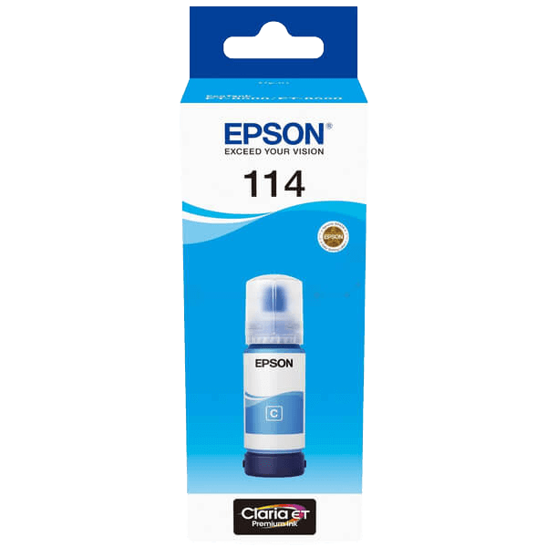 Epson 114 / C13T07B240 cyan Blæk refill - Original