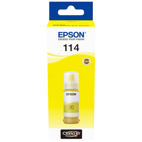 Epson 114 / C13T07B440 gul Blæk refill - Original