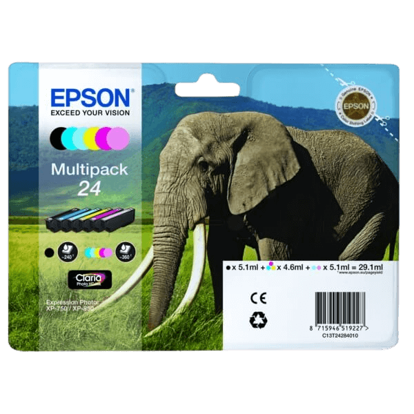 Epson 24 / C13T24284011 rabatpakke - Original