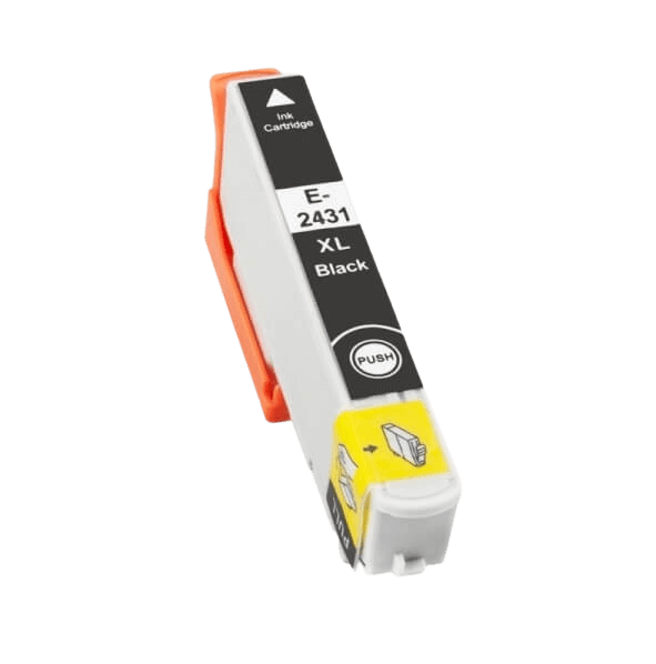 Epson 24 / C13T24314010 sort XL blækpatron - Kompatibel