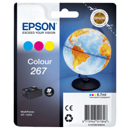 Epson 267 / C13T26704010 CMY blækpatron - Original