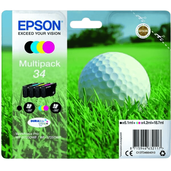Epson 34 / C13T34664010 rabatpakke - Original