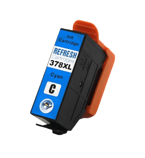 Epson 378 / C13T37924010 cyan XL blækpatron - Kompatibel