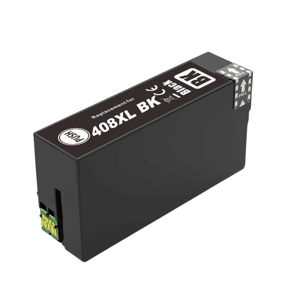 Epson 408 / C13T09K14010 sort XL blækpatron - Kompatibel