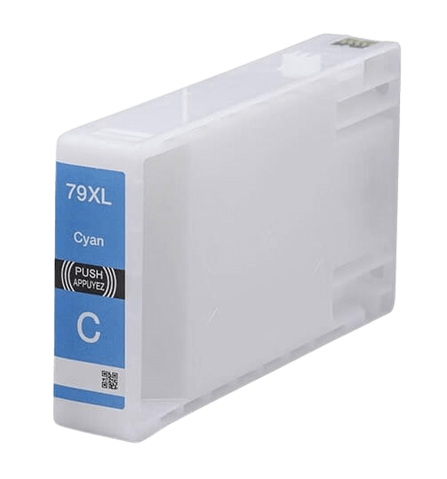 Epson 79 / C13T79024010 cyan XL blækpatron - Kompatibel