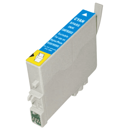 Epson T0482 / C13T04824010 cyan blækpatron - Kompatibel