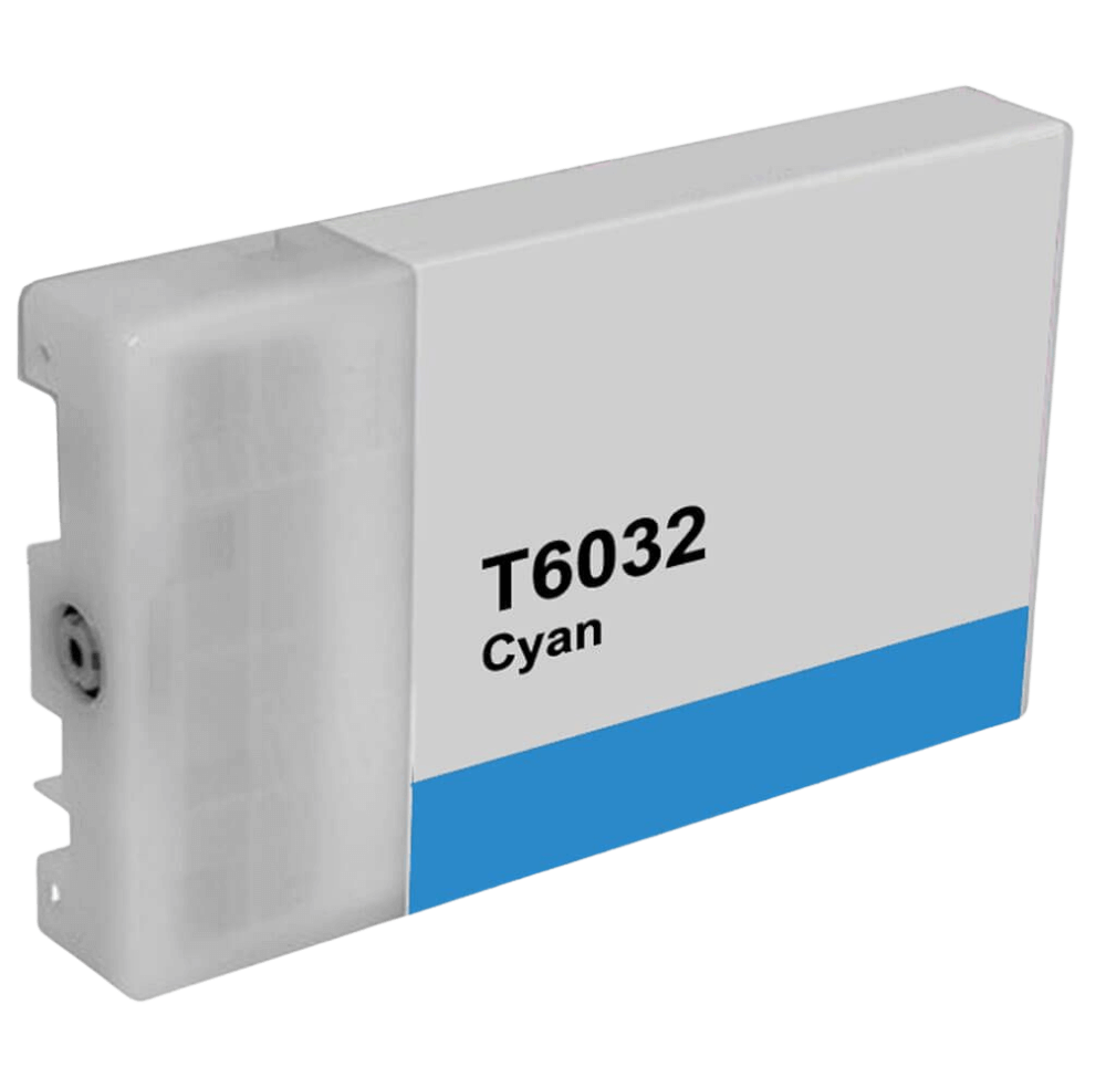 Epson T6032 / C13T603200 cyan XL blækpatron - Kompatibel