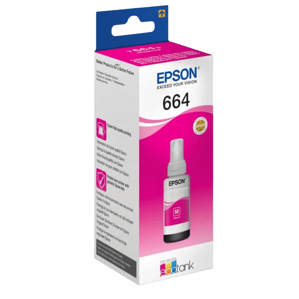 Epson T6643 / C13T664340 magenta Blæk refill - Original