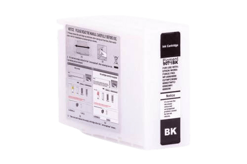 Epson T9071 / C13T907140 sort XL blækpatron - Kompatibel