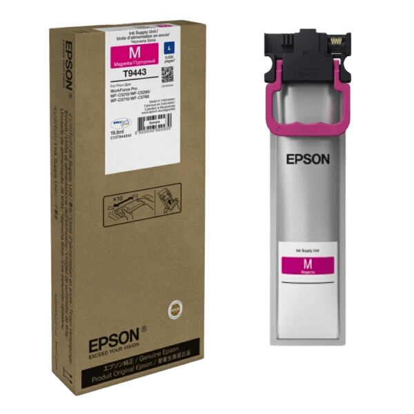 Epson T9443 / C13T944340 magenta blækpatron - Original